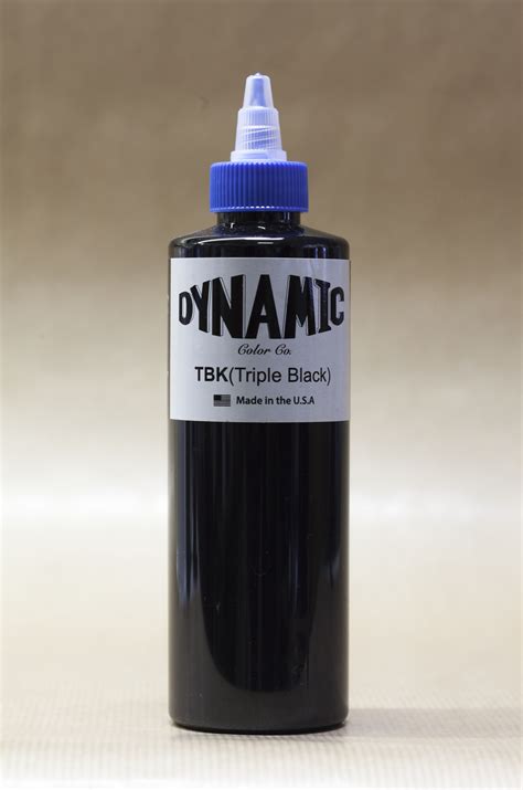 Introducing the Intense and Bold Dynamic Triple Black Tattoo Ink